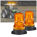 Xprite LED Amber Forklift Beacon Strobe Light 360 Degree Warning Safety Light