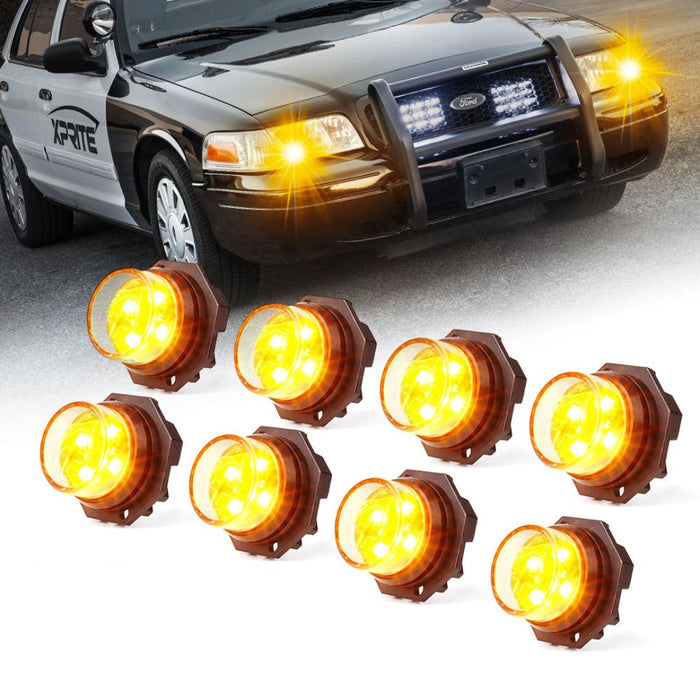 Xprite LED Hideaway Strobe Lights – Hidden Grille & Headlight Warning Light Kit | Covert Series