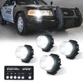 Xprite LED Hideaway Strobe Lights – Hidden Grille & Headlight Warning Light Kit | Covert Series