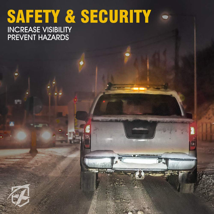 Xprite Mini LED Strobe Light Bar Tracker Series 60W Magnetic Emergency Light | Tracker Series