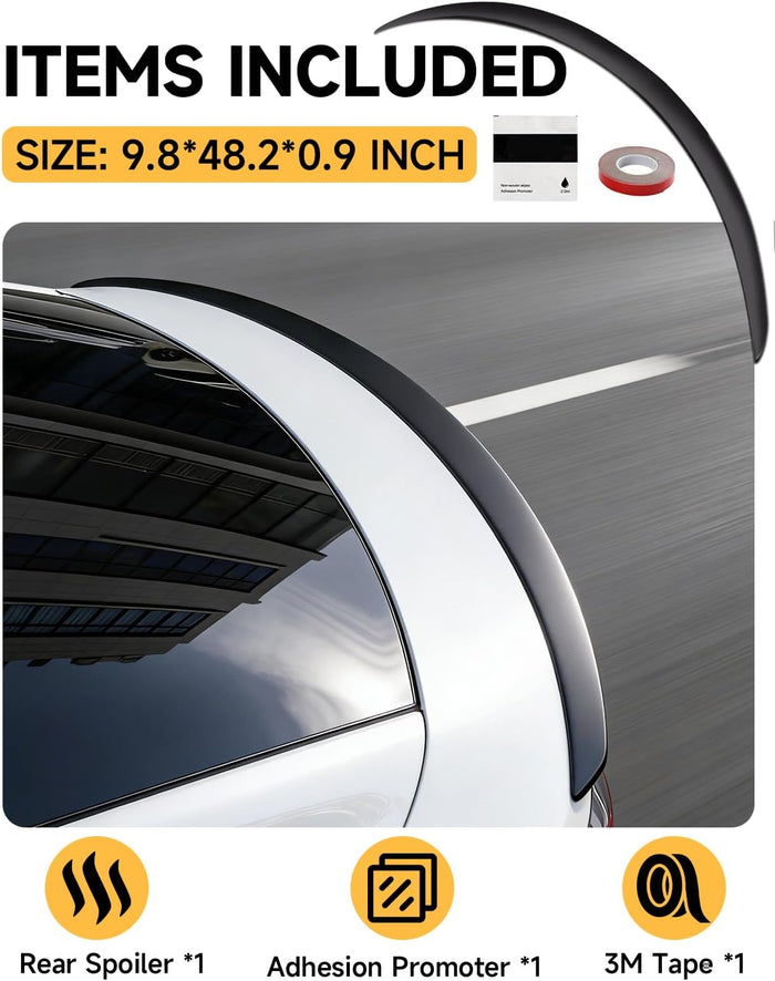 Xprite Rear Spoiler Compatible with Tesla Model Y Juniper 2025-2026