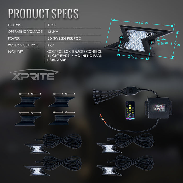 LED Rock Lights specs