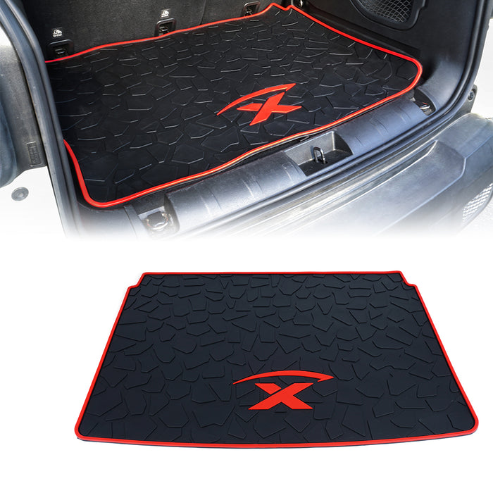 Rubber Cargo Red Trunk Mat