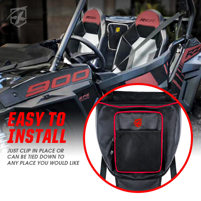 Xprite RZR Storage Bag for Polaris RZR 2008-2021 – Waterproof UTV Roll Cage Cargo Organizer Bag