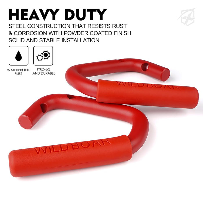 Xprite Steel Roll Bar Grab Handles for Jeep Wrangler JK JKU 2007-2018 – Heavy Duty Front & Rear Grab Bar Kit