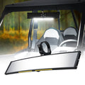 Xprite UTV Rear View Mirror with Integrated LED Lights For Polaris RZR, Can-Am & UTV Roll Cages