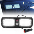 Xprite Visor Strobe Light Dual LED Windshield Emergency Warning Light Bar 12V | Trap Series