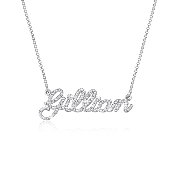 Your Name Deserves To Shine ✨-Personalized Shiny Diamond Name Necklace