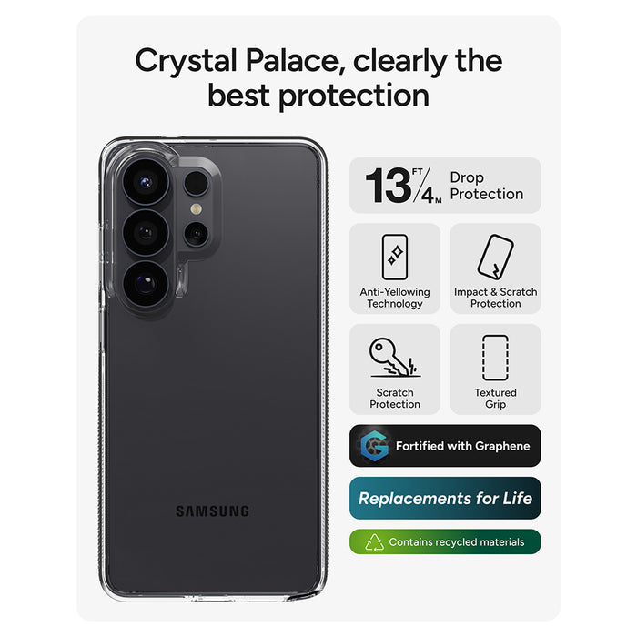 Zagg Crystal Palace Phone Case For Samsung Galaxy S26 Ultra - Clear | 702321176