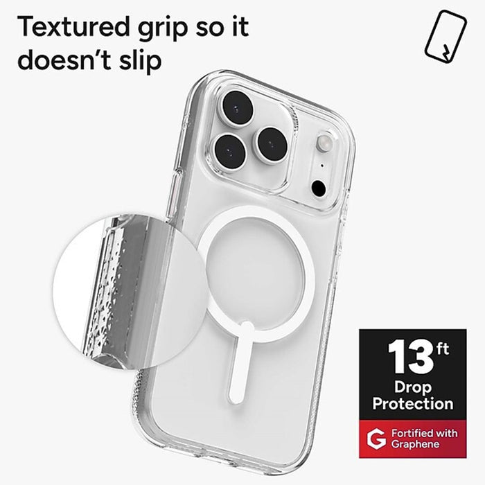 Zagg Crystal Palace Snap MagSafe Phone Case for iPhone 17 Pro - Clear | 702319709