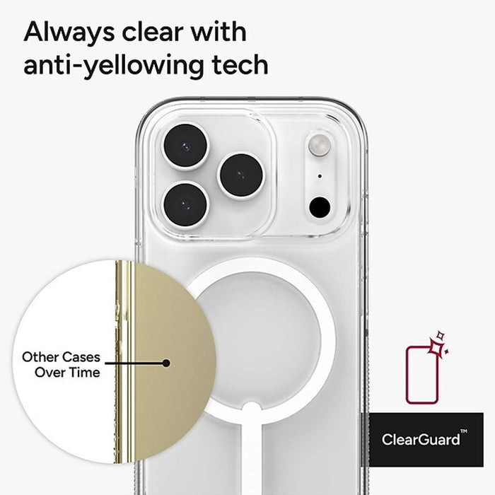 Zagg Crystal Palace Snap MagSafe Phone Case for iPhone 17 Pro - Clear | 702319709