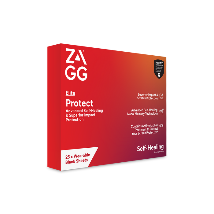 Zagg InvisibleShield On Demand Elite Film 4 Layer Matless Wearable Screen Protector Pack of 25 | 200211433