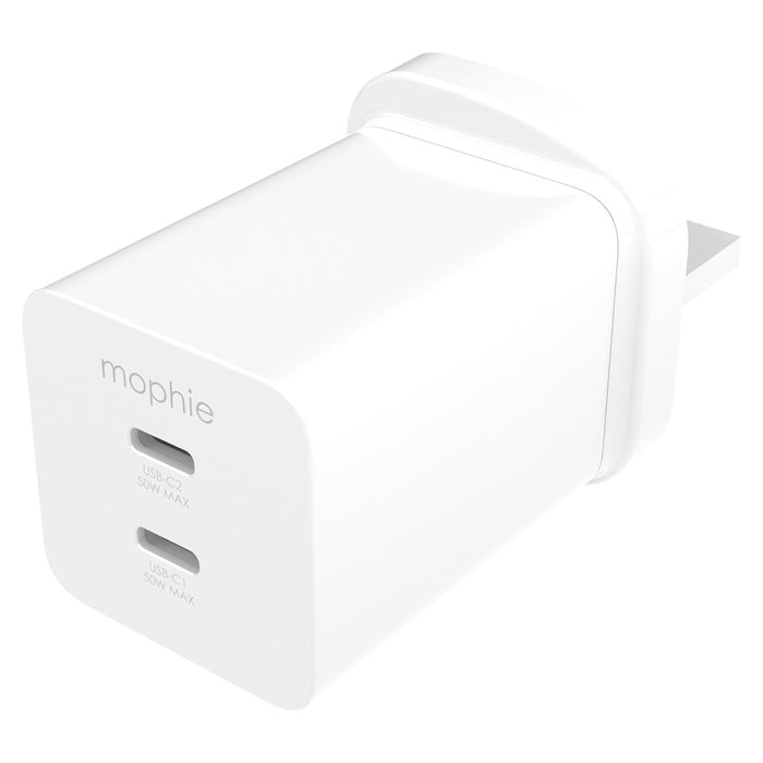 Zagg Mophie 50W Fast Charge USB-C PD Wall Adapter - White | 409911855 from Zagg - DID Electrical